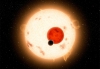 Астрономы обнаружили первую планету с двумя солнцами
